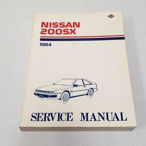 1984 Nissan 200SX Service Manual Shop Maintenance Repair Book